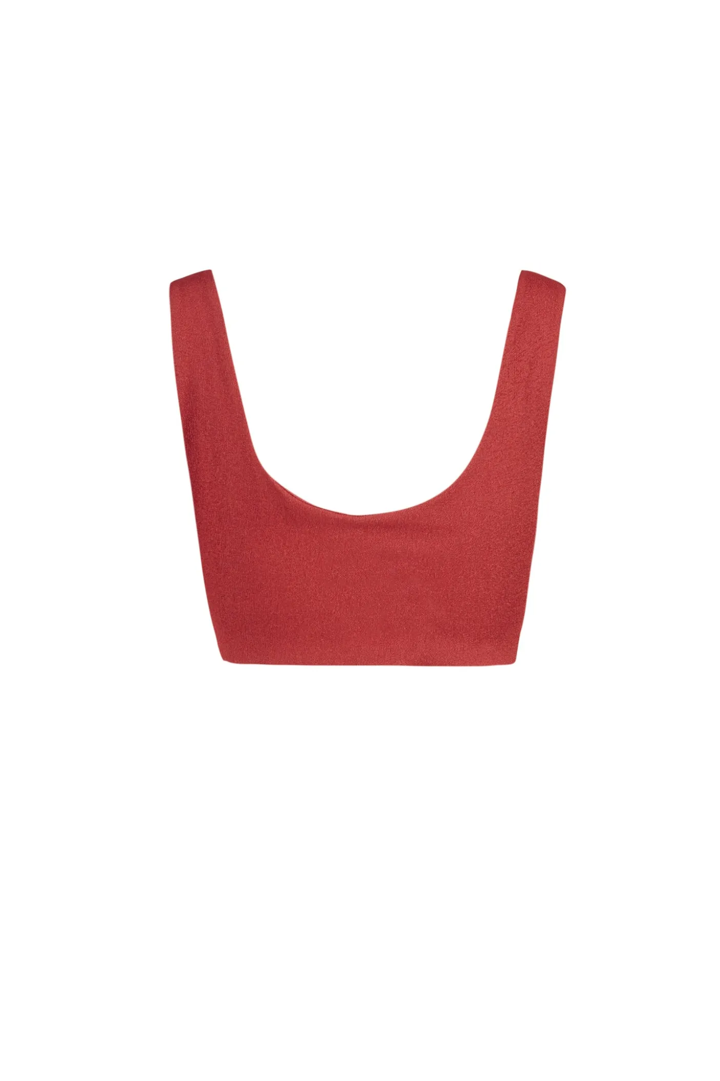 Fiona, crop top rojo carmin