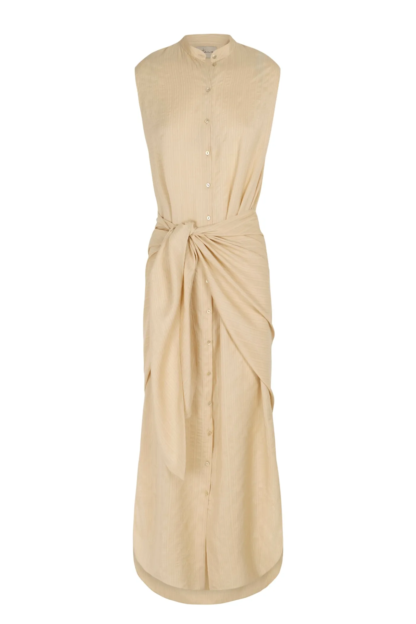 Frances, dress in vanilla silk