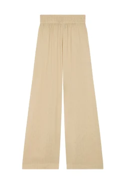 Frances, long pants in vanilla silk