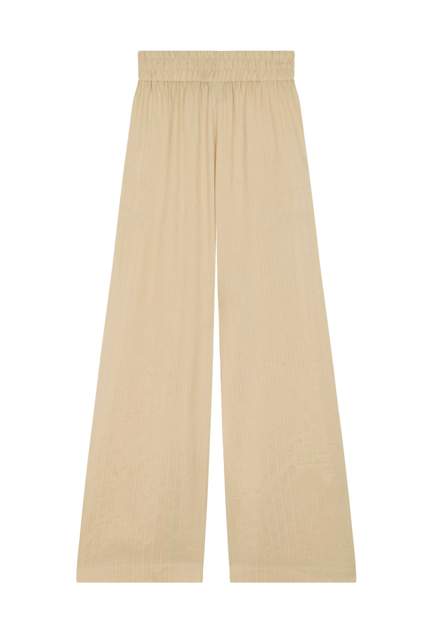 Frances, long pants in vanilla silk