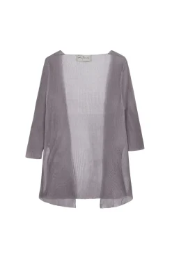 Giulia, chaqueta en punto de seda lavanda