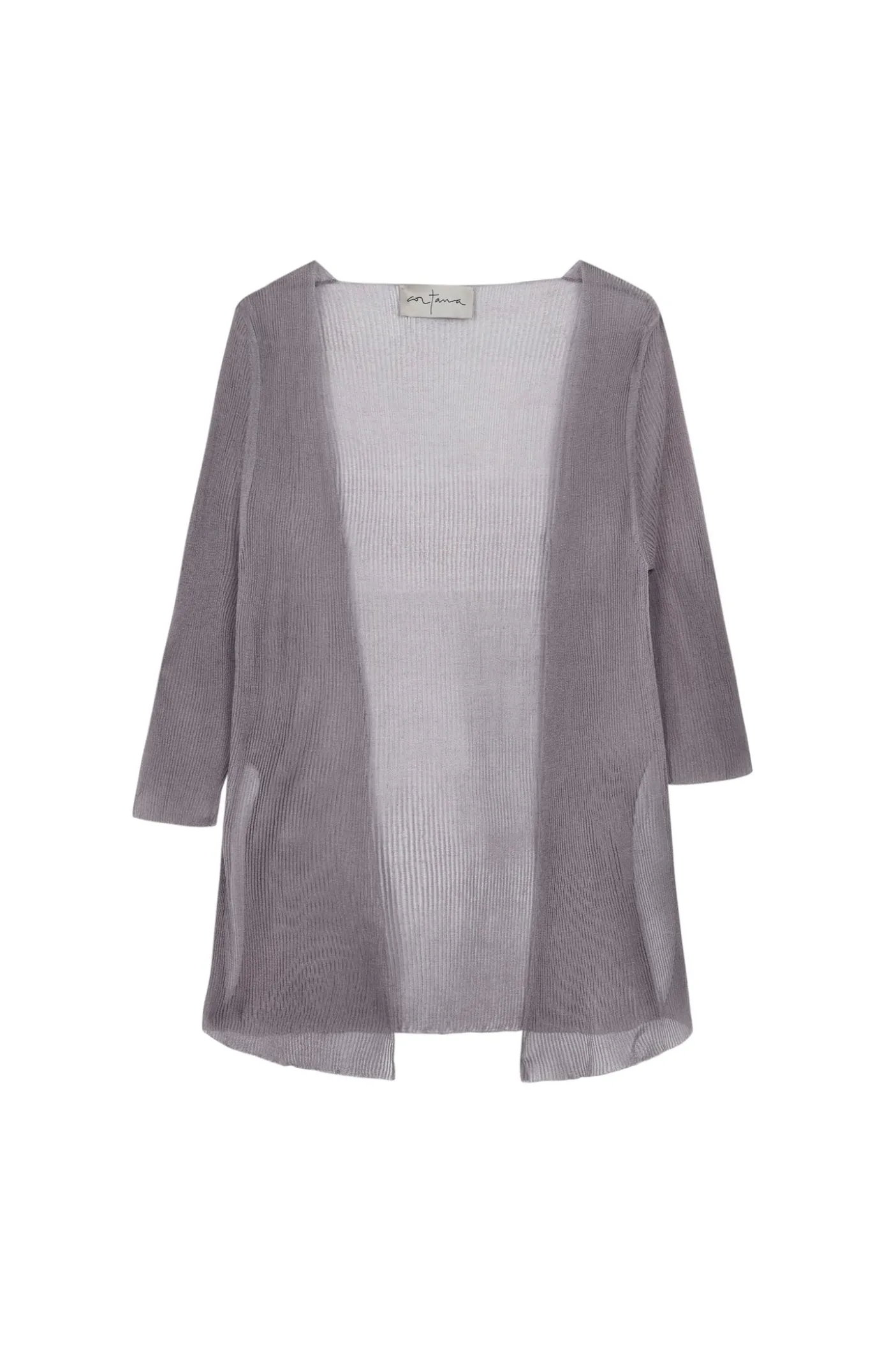 Giulia, chaqueta en punto de seda lavanda
