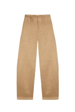 Gloria, cocoa linen and viscose pants