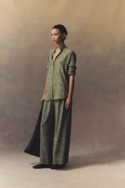 Irina, printed silk pants