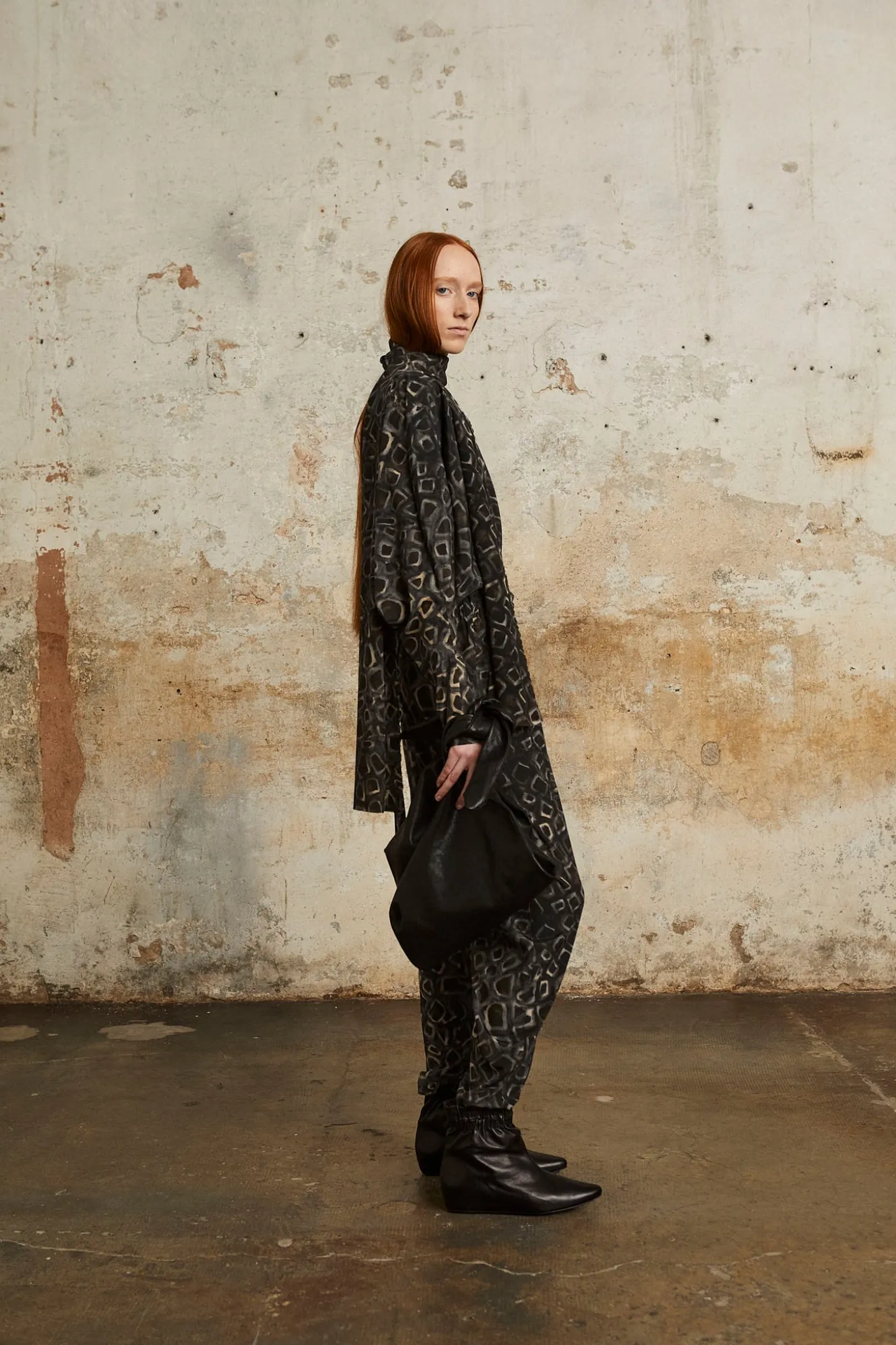 Irma, yasu print silk top