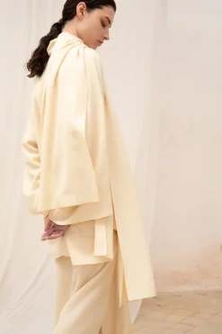 Jack, ivory yak wool jacket