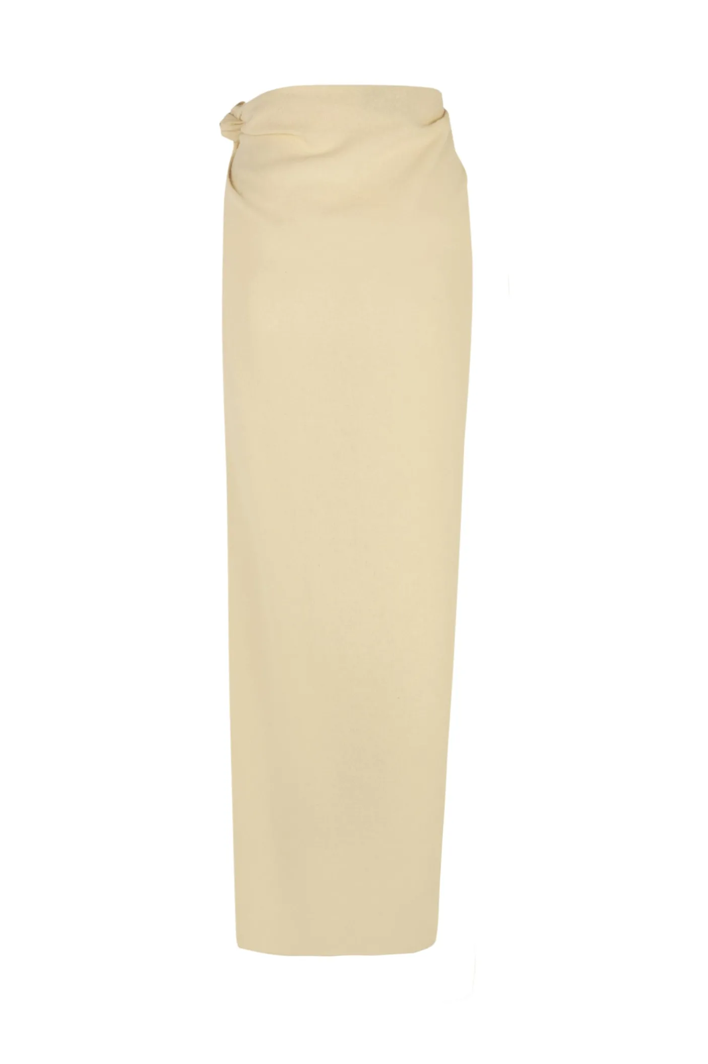 Jackie, ivory yak wool sarong skirt