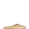 Jackie, mule en cuero beige