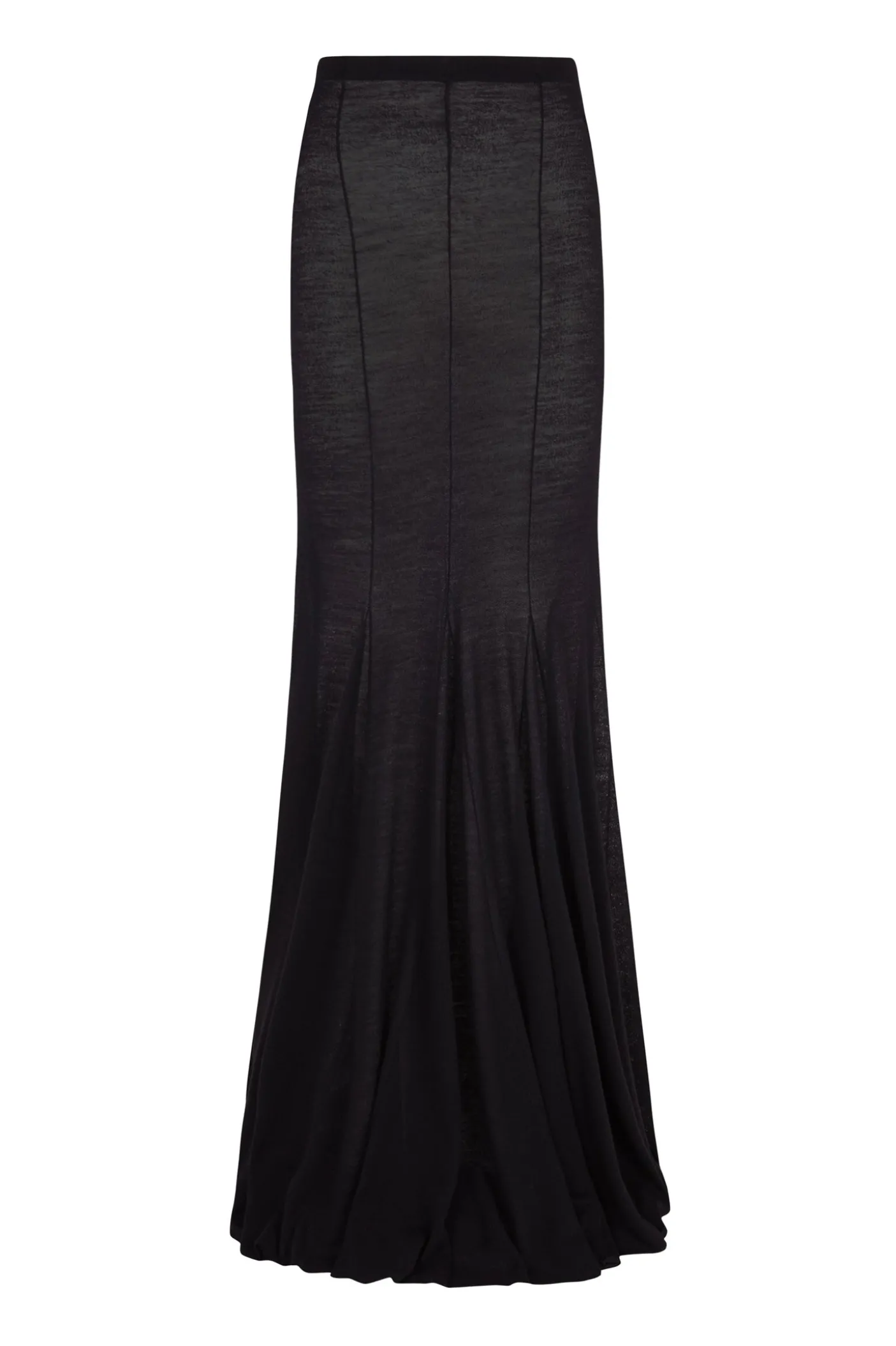 Jenna, skirt in black virgin wool