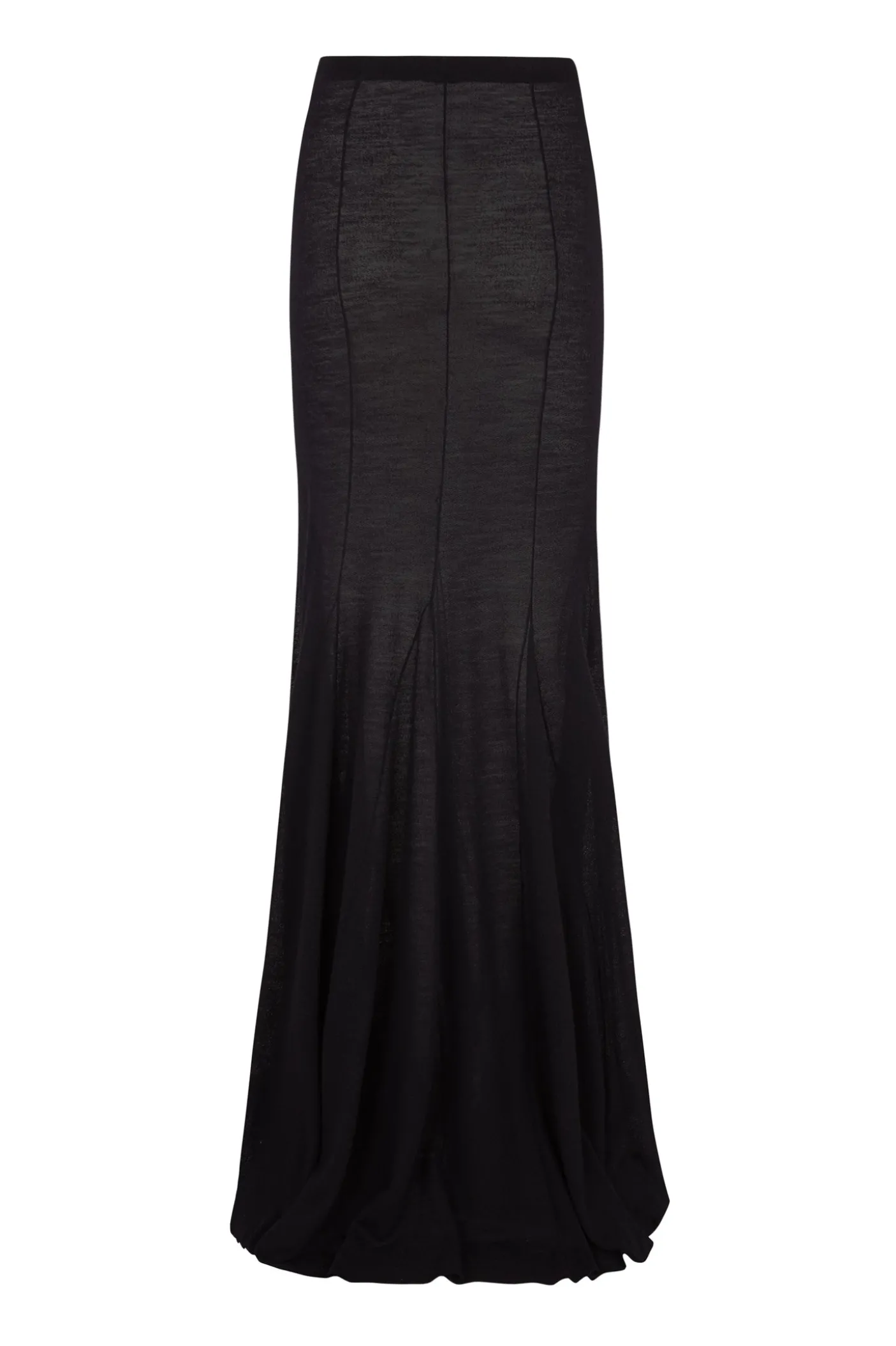 Jenna, skirt in black virgin wool