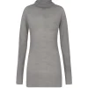 Jenna, top en lana virgen gris