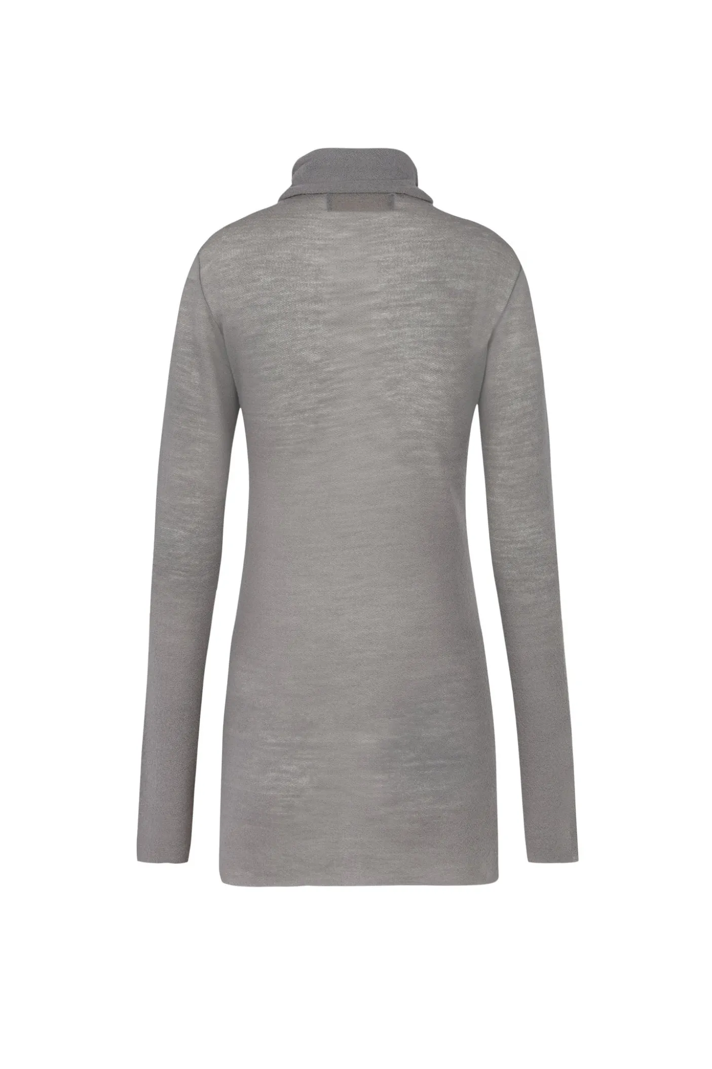 Jenna, top en lana virgen gris
