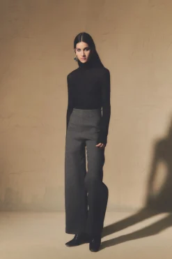 Jenna, top en lana virgen dune