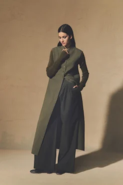 Jo, chaleco doble faz verde