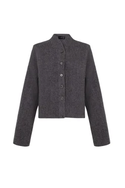 Jo, chaqueta doble faz gris