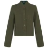 Jo, chaqueta doble faz verde