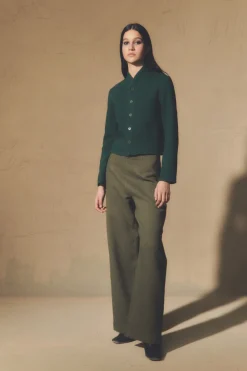 Jo, chaqueta doble faz verde