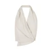 Josephine, halter top in silver silk