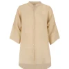 Jules, camisa en ramio beige