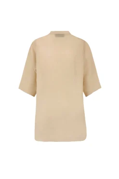 Jules, camisa en ramio beige