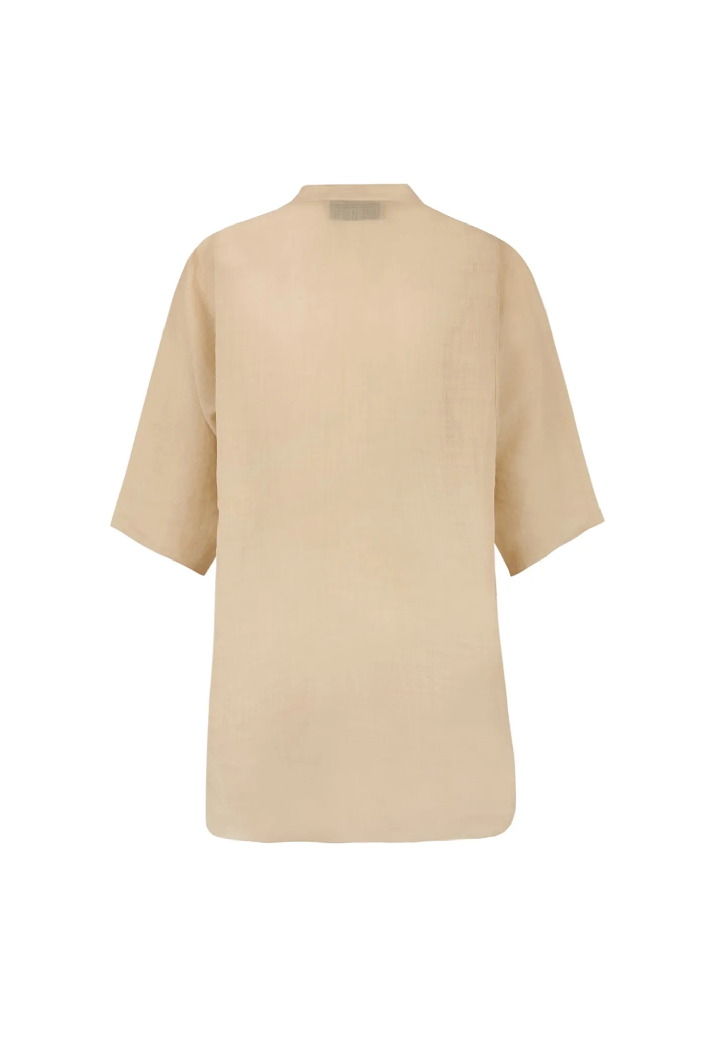 Jules, camisa en ramio beige