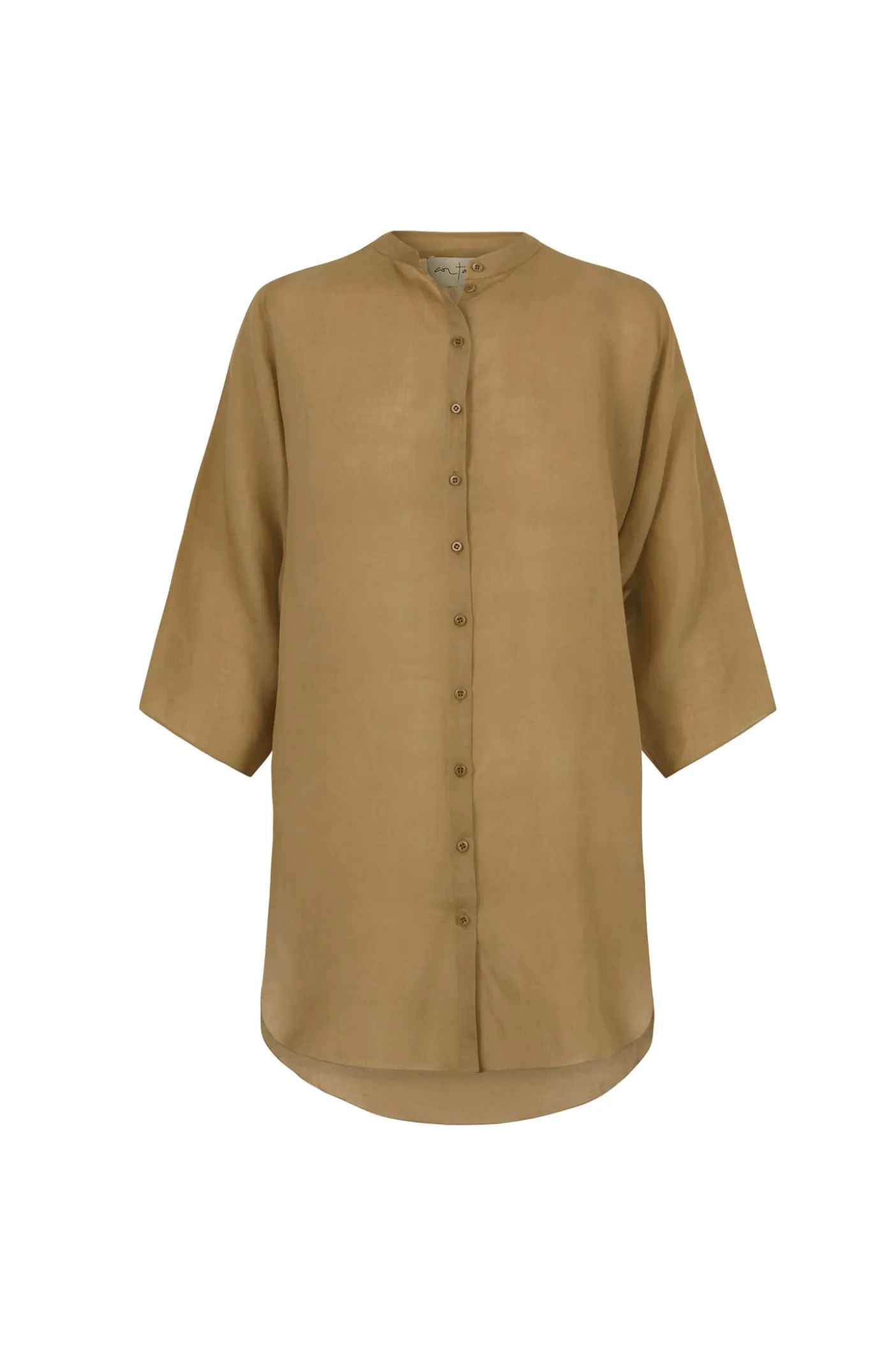 Jules, top en ramio ocre