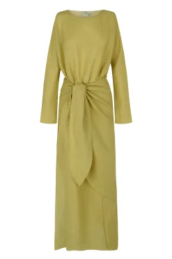 June, camomile ramie dress