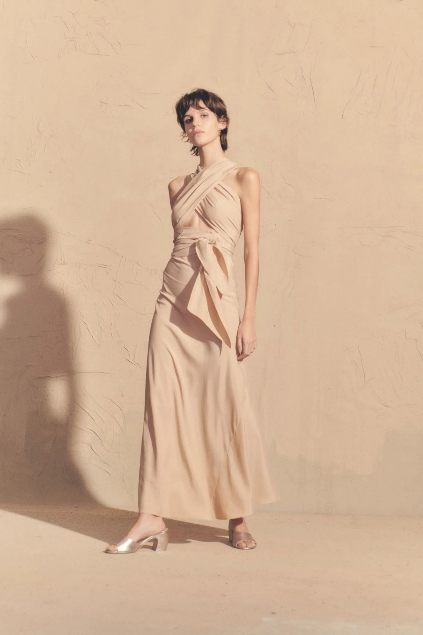 Juno, sandalia plata