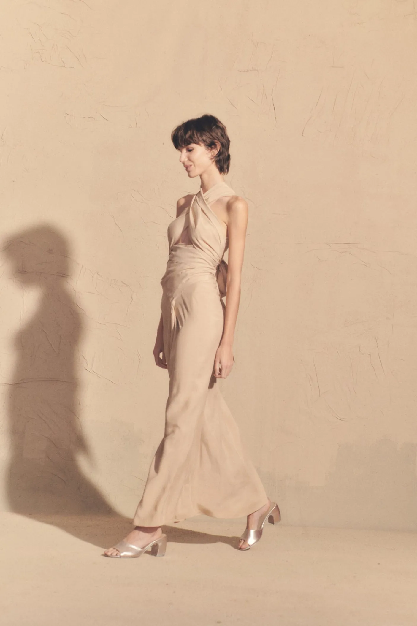 Juno, sandalia plata