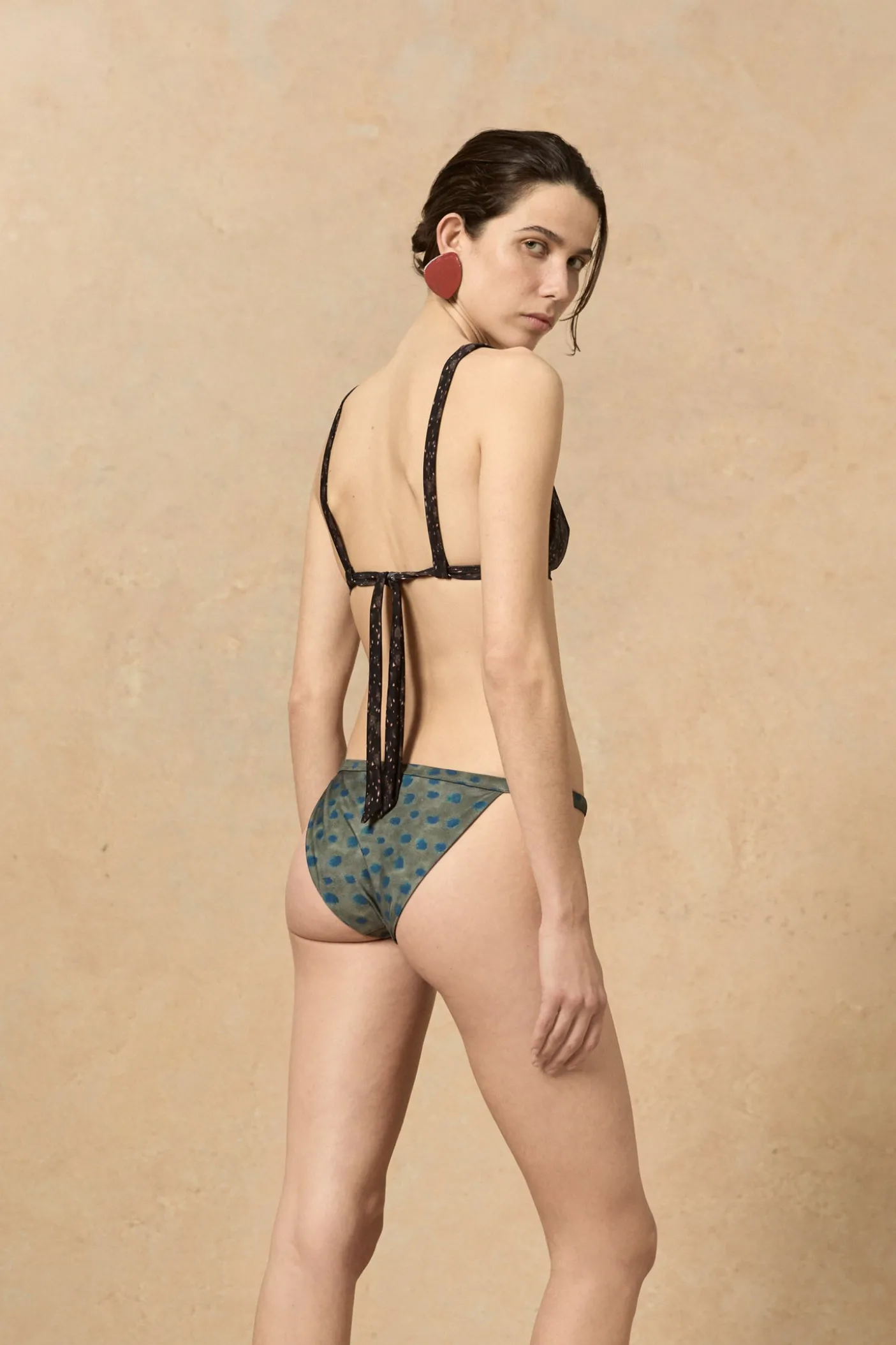 Khata, bikini top hedy print