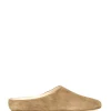 Kibal, babucha hombre de ante beige dorado