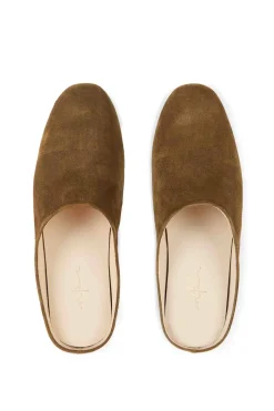 Kibal, babucha hombre de ante marron