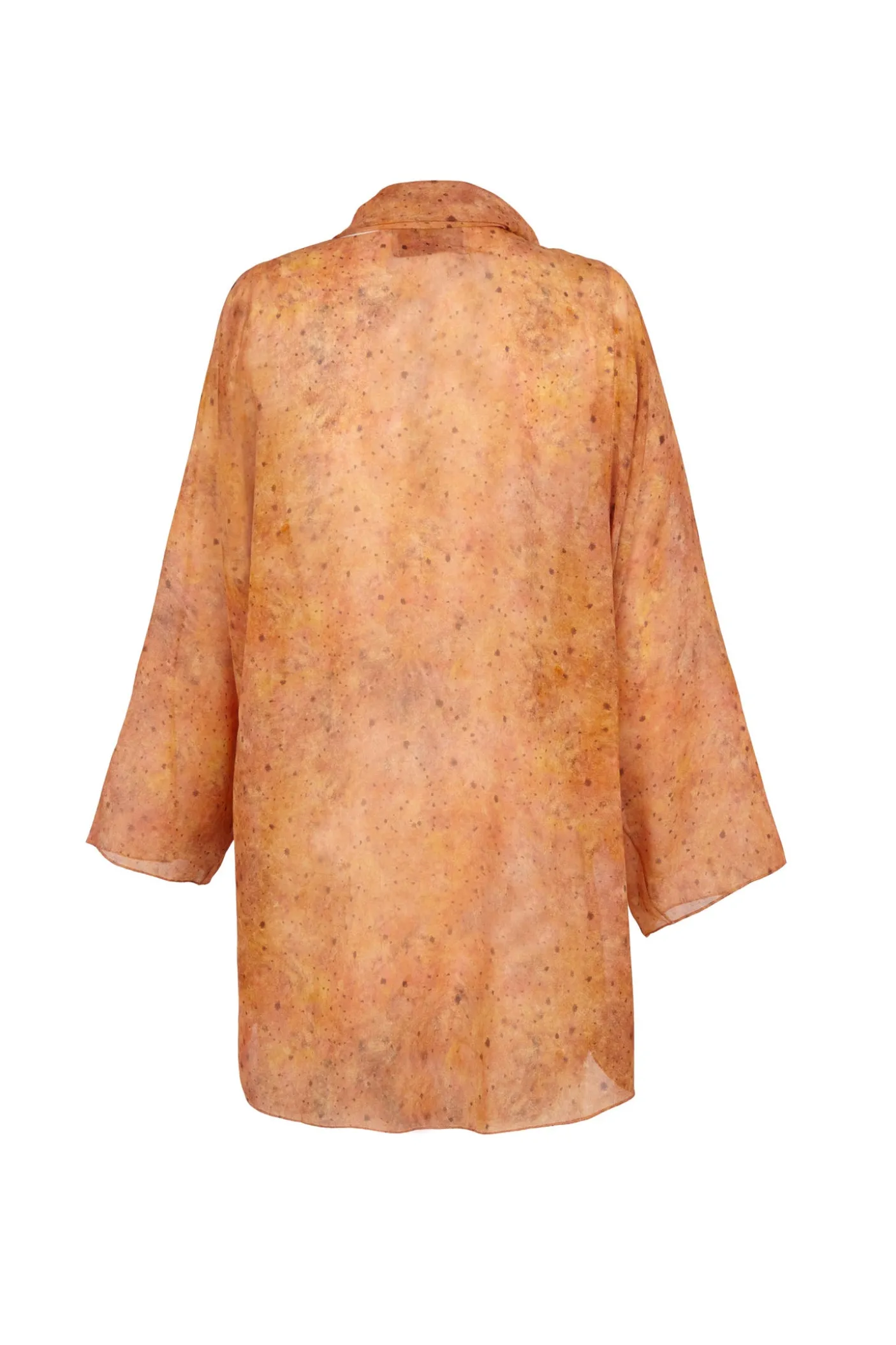 Lara, sora print silk blouse