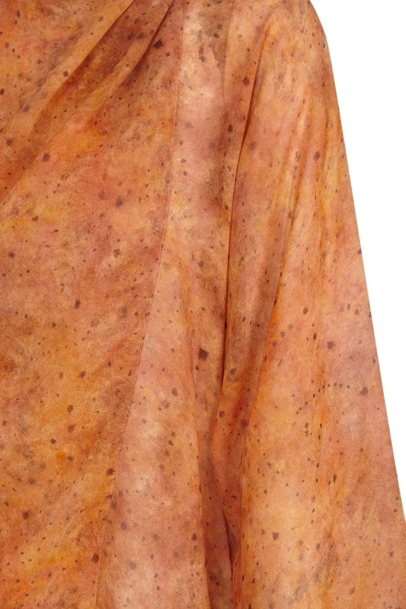 Lara, sora print silk blouse