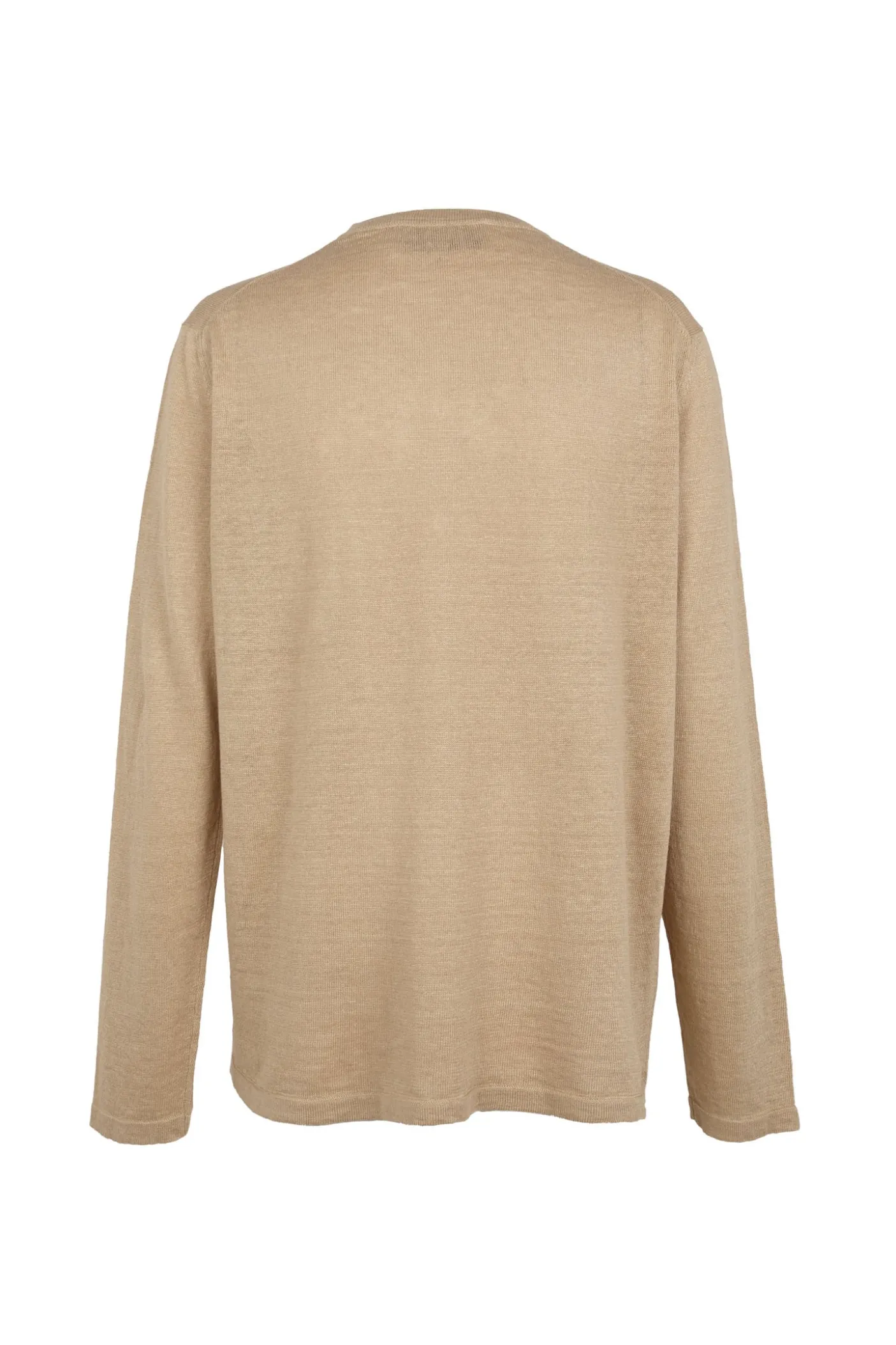 Lian, beige linen knit cardigan