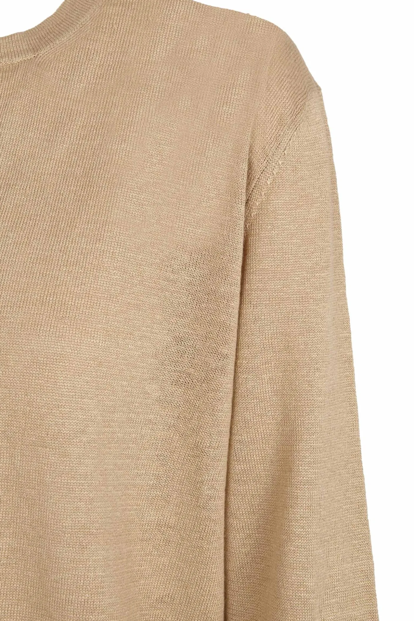 Lian, beige linen knit cardigan