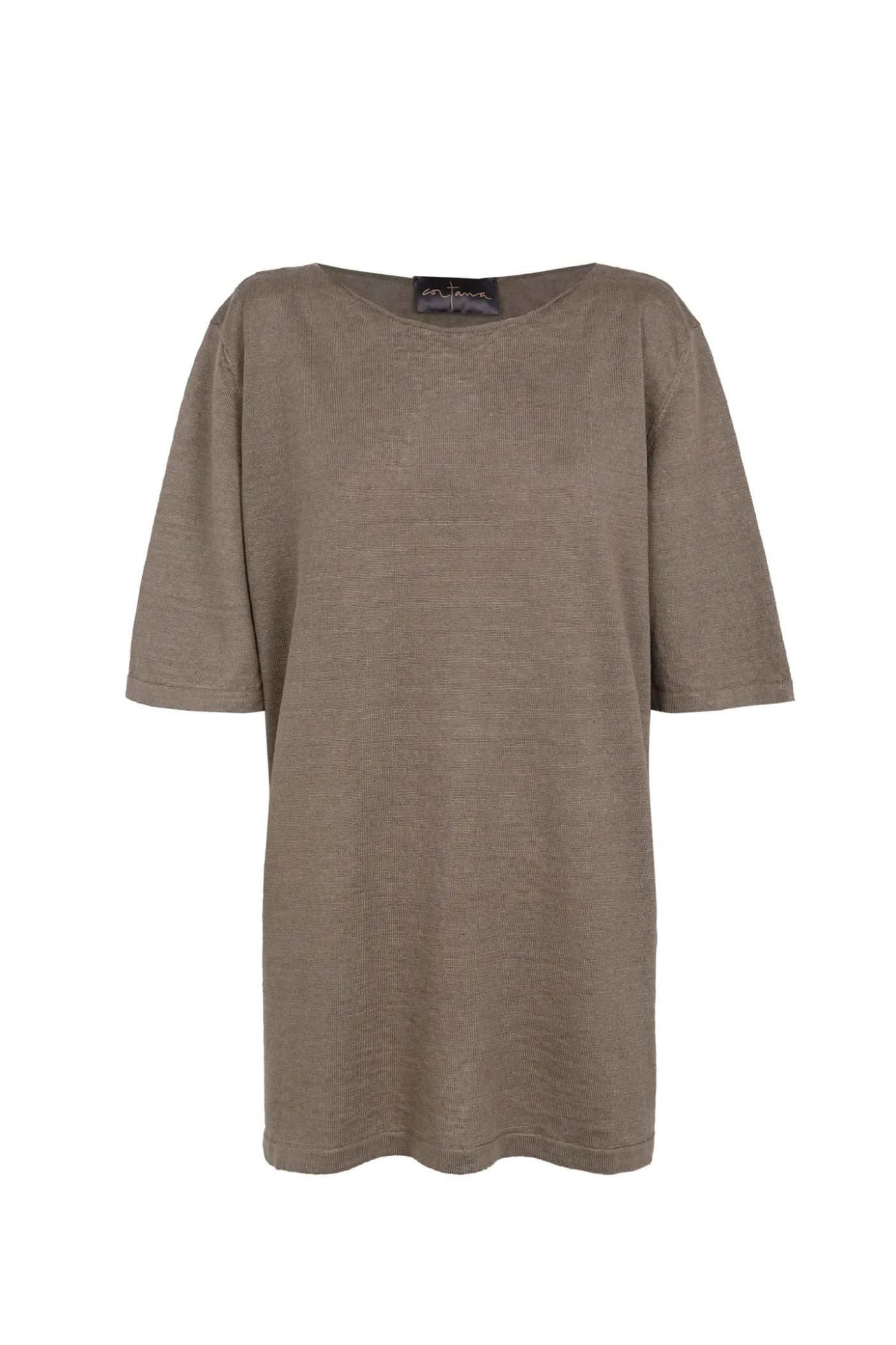 Lian, mink linen knit t-shirt
