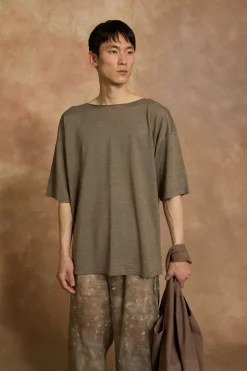 Lian, mink linen knit t-shirt