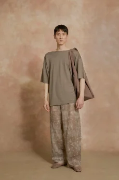 Lian, mink linen knit t-shirt