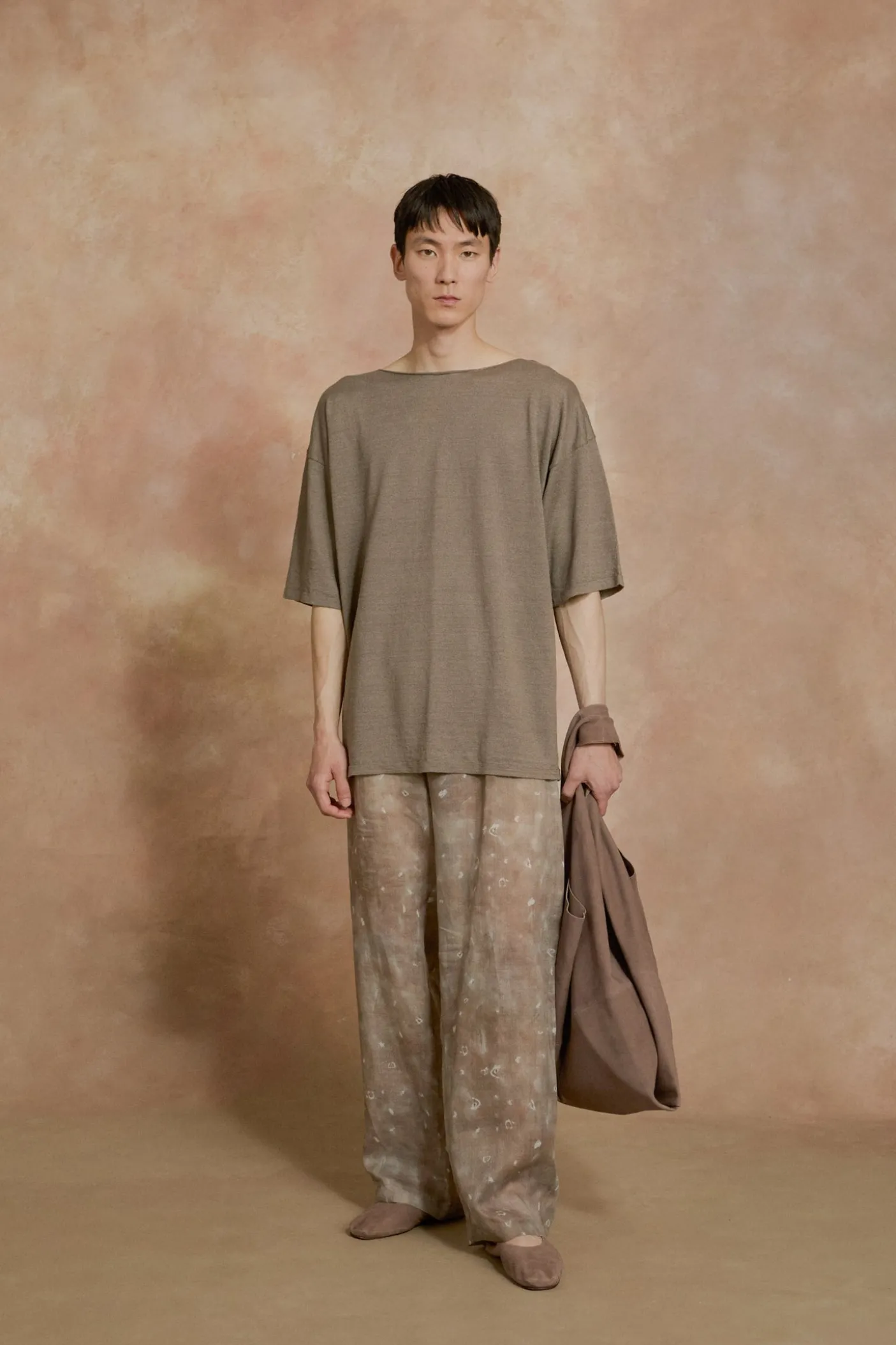 Lian, mink linen knit t-shirt