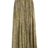 Lil, trap print ramie skirt