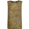 Lil, trap print ramie top