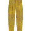 Lili, lima print silk pants