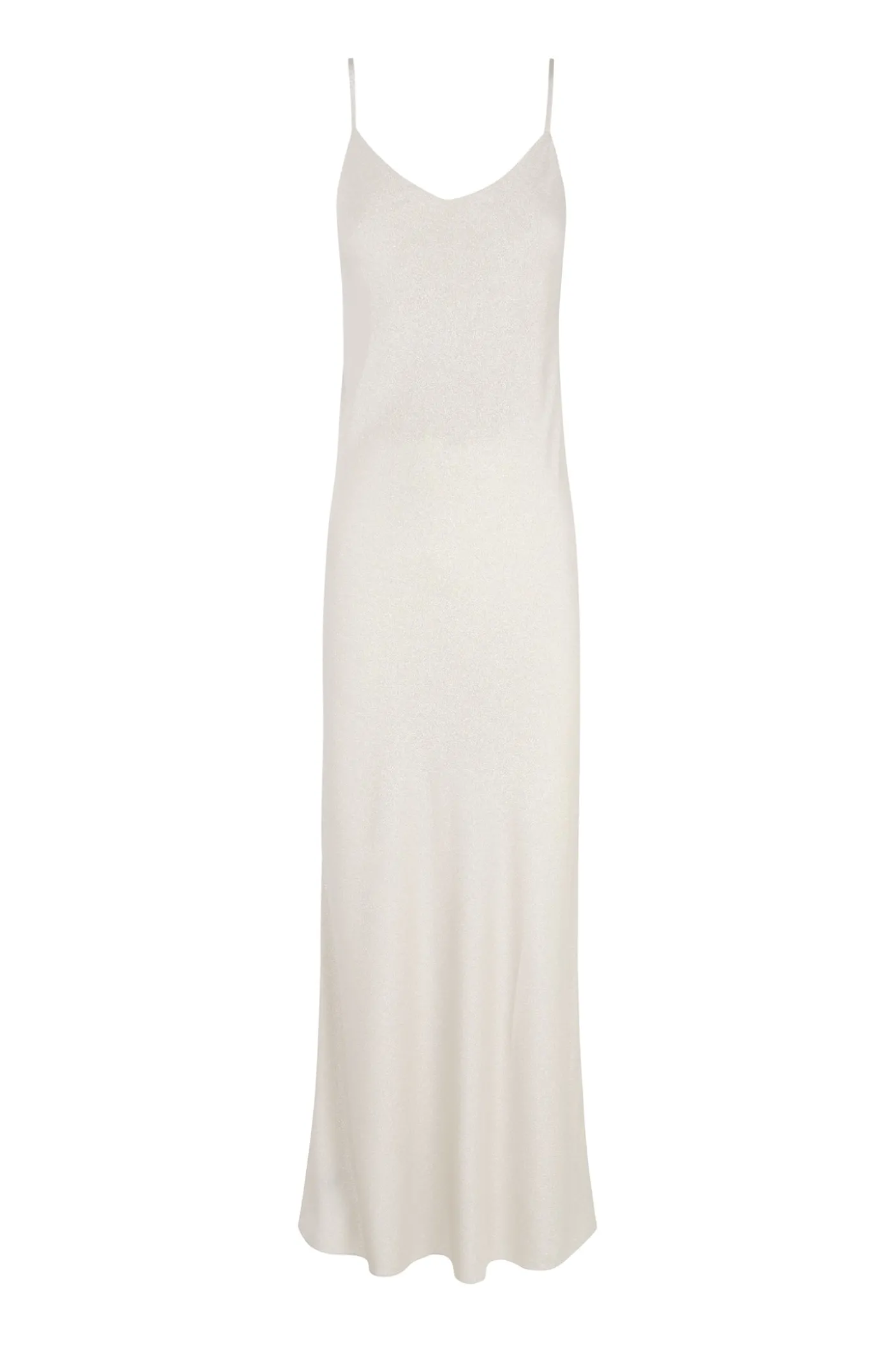 Lili, silver silk dress