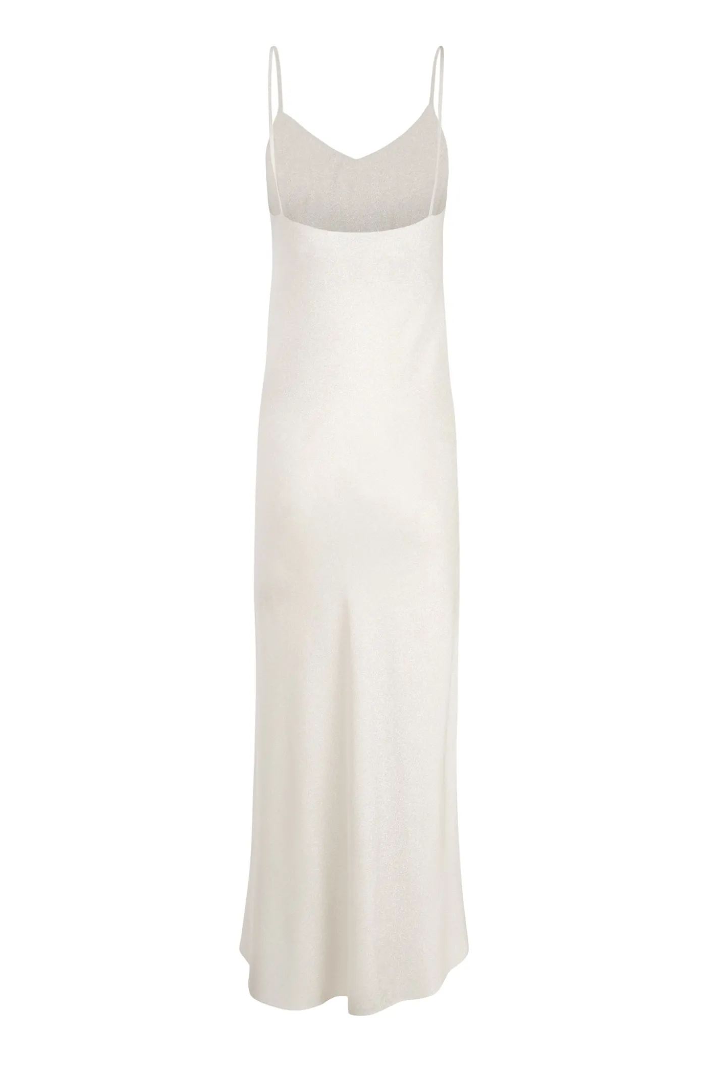 Lili, silver silk dress