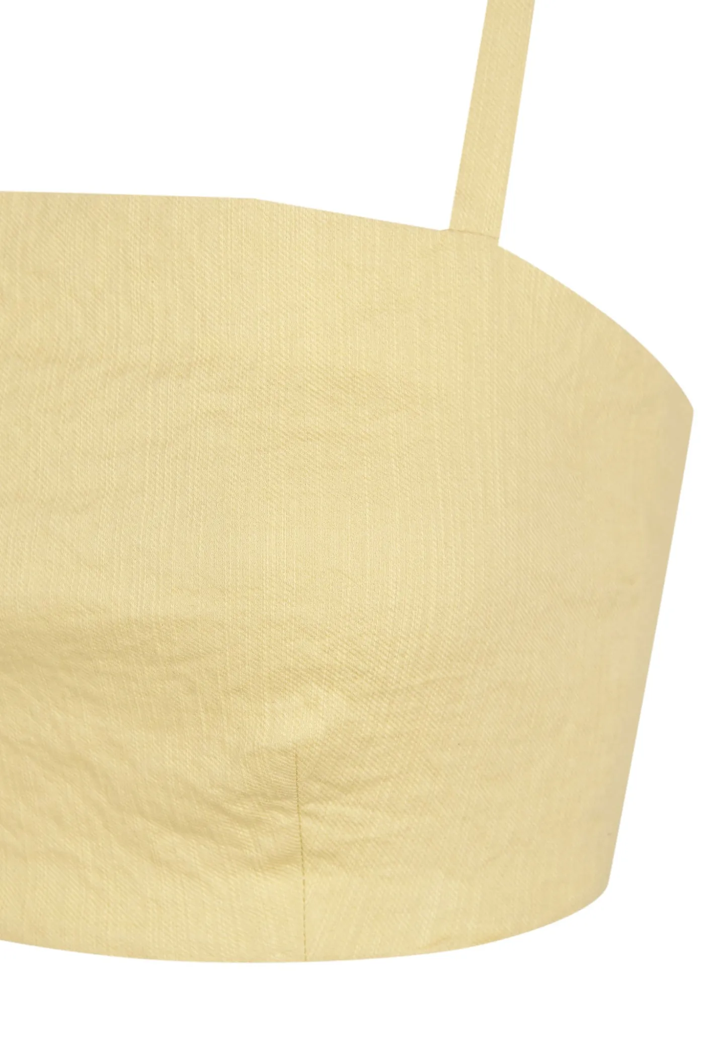 Limon, pale yellow bustier top