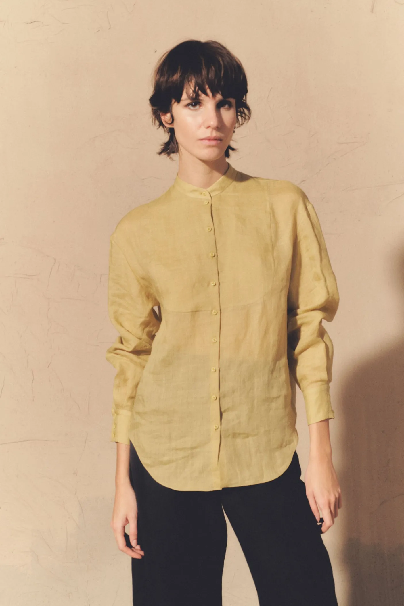 Lis, camomile ramie top