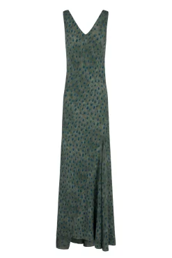 Lou, ciro print silk dress