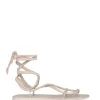 Lou, sandalia plana en beige