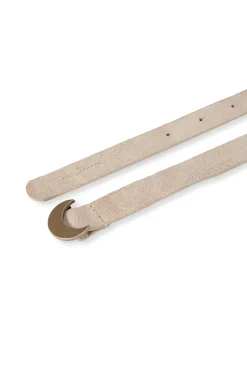 Luna, cinturón en ante beige